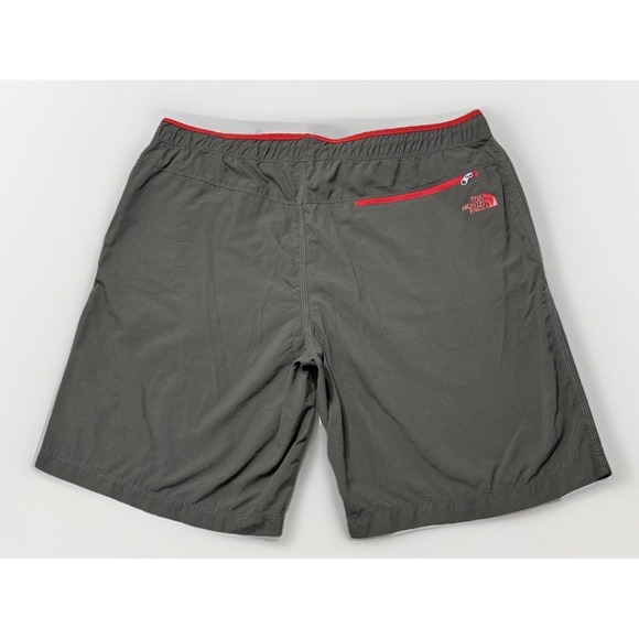 The North Face Men's XL Gray Rip Stop 100%  Nylon Hiking Shorts Pockets - Picture 1 of 5